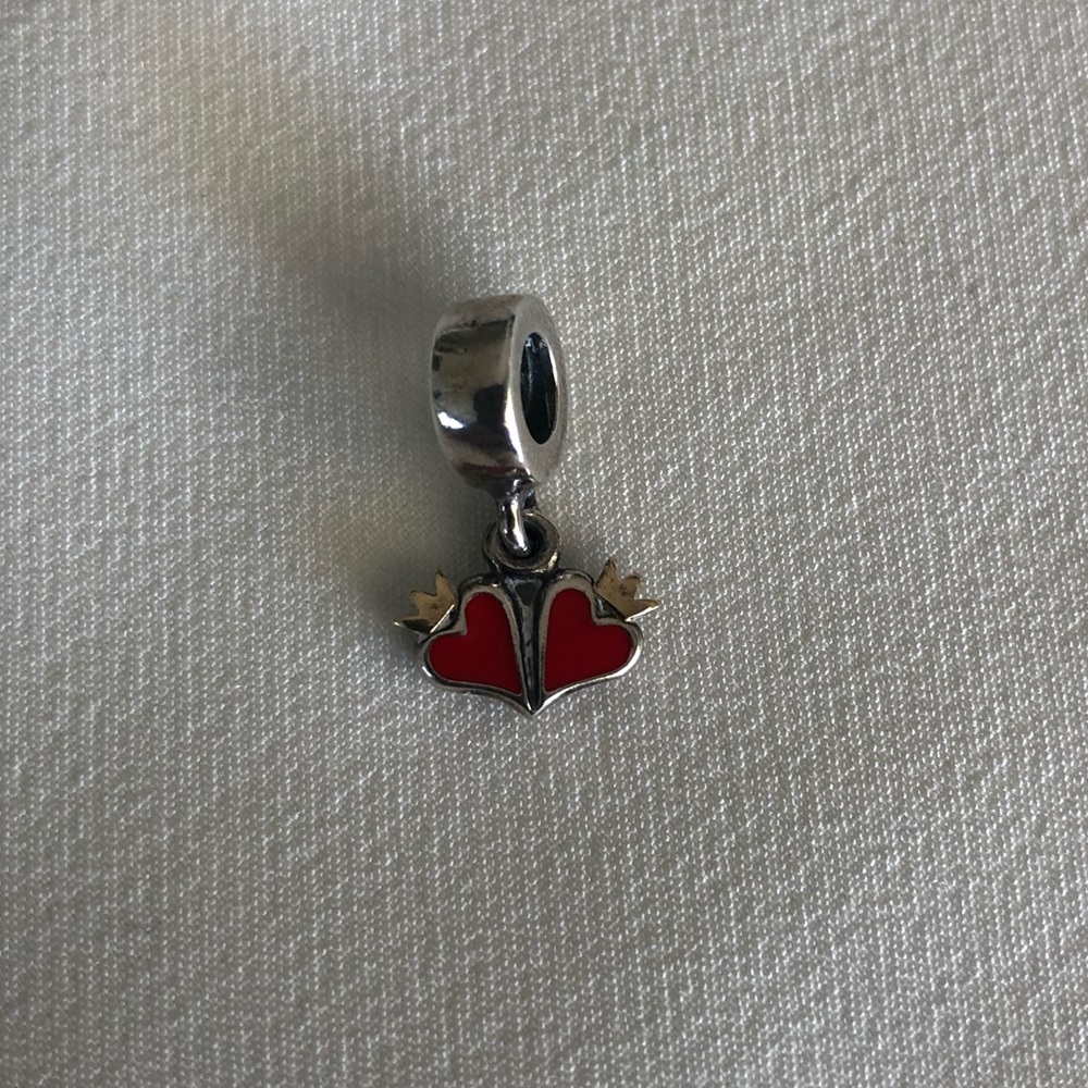 Pandora Double Heart Love Charm ❤️❤️